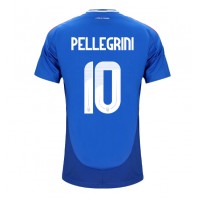 Echipament fotbal Italia Lorenzo Pellegrini #10 Tricou Acasa European 2024 maneca scurta